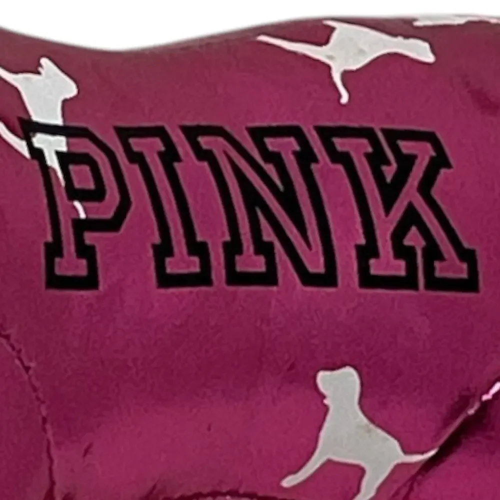 Victoria Secret Metallic Pink Plush Collectors Dog Logo Plush